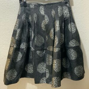 Armani Collezioni Skirt Wool Printed Evening Size: 2 |, IT38